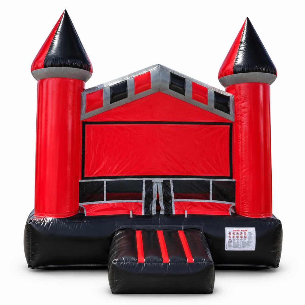 15x15 Bounce House Red