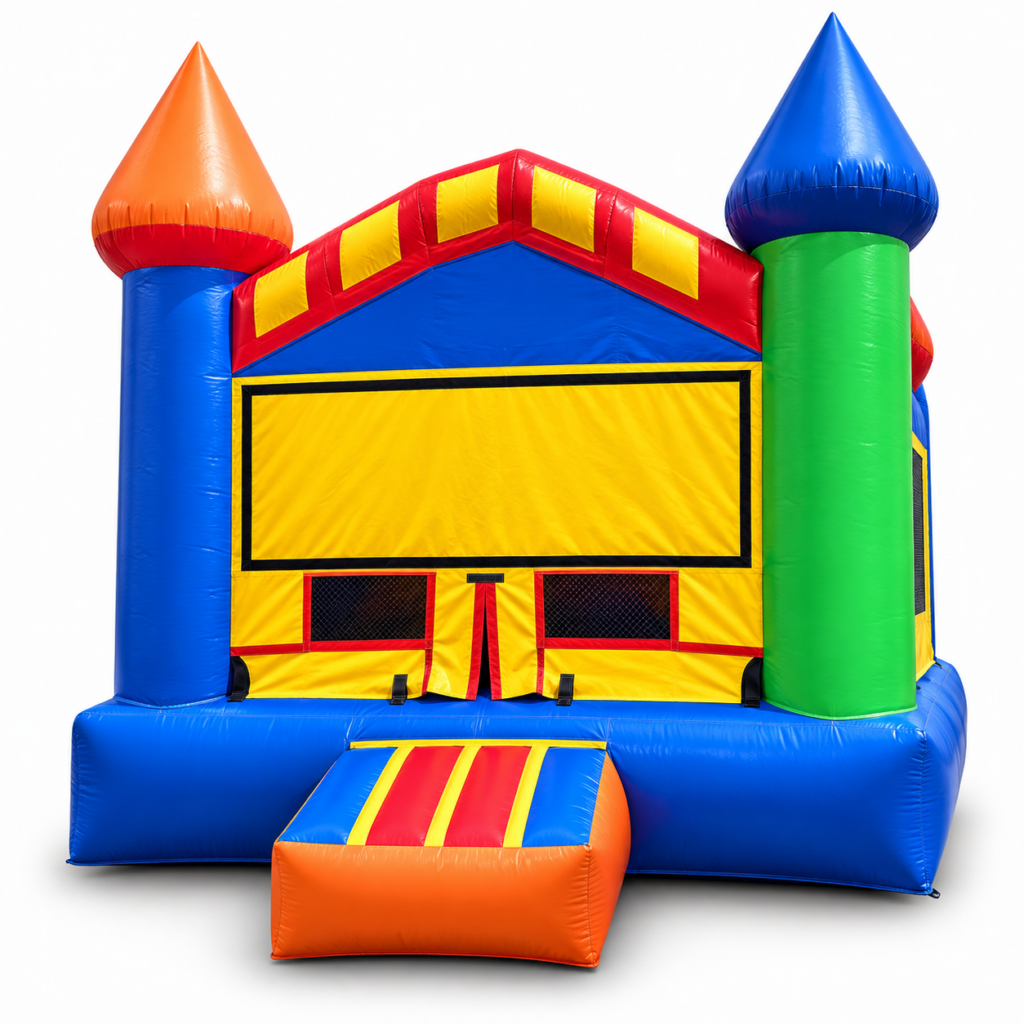 15x15 Bounce House Castle Multicolor