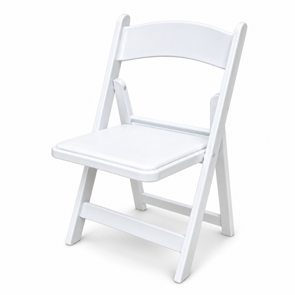 White Resin Chair