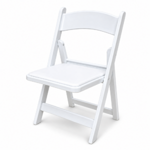 White Resin Chair