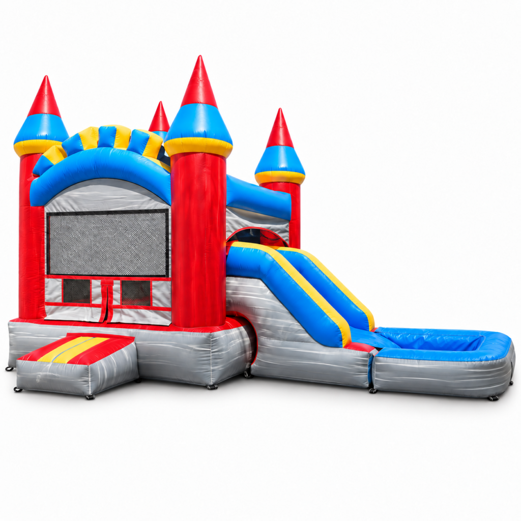 15x15 3 in 1 Dry Slide Combo Grey