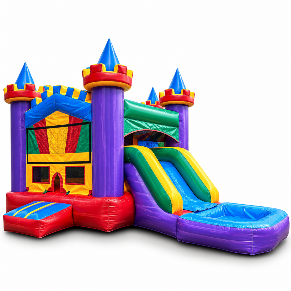 15x15 3 in 1 Dry Slide Combo Multicolor